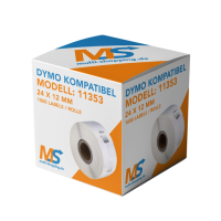 Label Etiketten kompatibel für Dymo 11353 - 24 x 12...