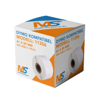 Label Etiketten kompatibel für Dymo 11356 - 41 x 89...