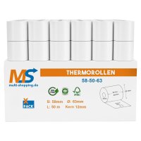 Thermorollen 58 x 50 x 12 BPA-frei - 48gsm