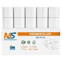 Thermorollen 80 x 70 x 12 BPA-frei - 48gsm