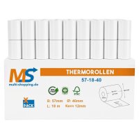 Thermorollen 57 x 18 x 12 BPA-frei - 48gsm