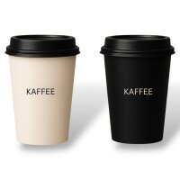 Kaffeebecher to go mit individuellem Logo – in...